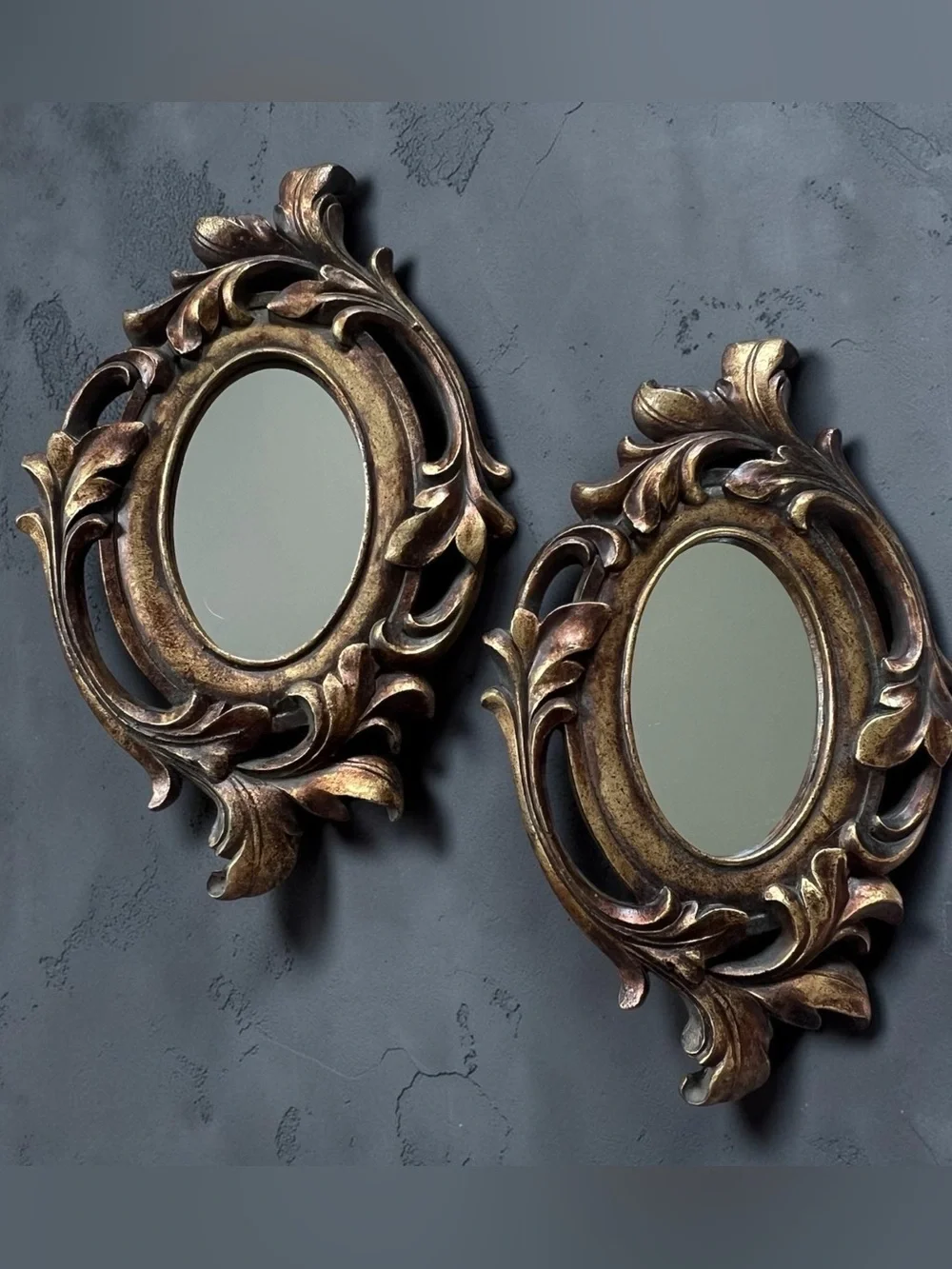 Vintage Baroque style wall Mirrors